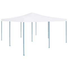 Folding Gazebo 5x5 m White