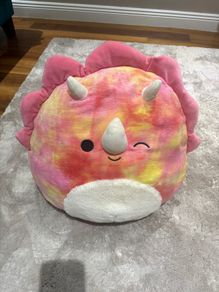 Squishmallows Trinity the Triceratops plush