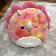 Squishmallows Trinity the Triceratops plush