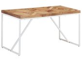 Dining Table 140x70x76 cm Solid Acacia and Mango Wood