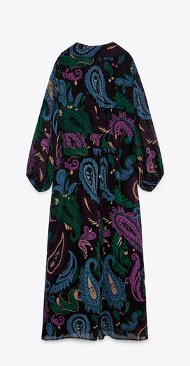 Zara printed dress