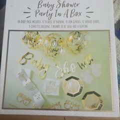 NEW Ginger Ray Oh Baby! 55 Piece Baby Shower Party Box