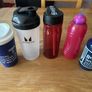 Lot of water bottles, coffee cup, protein shaker - Sistema, Thermos, MyProtein Image 2