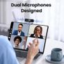 Webcam for PC, Full HD 1080P 30fps Webcam for Laptop, Clear Stereo Audio Mics, Auto Light Correction, 85 View Web Cam USB Camera for Live Streaming, Video Calling, Conferences, Switch 2 Image 4
