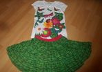 Fab Desigual Reversible Skirt + TShirt