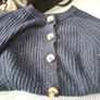 x2 Marks and Spencer cardigan in black and one in blue Image 4