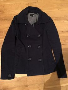 Ladies H & M Navy Jacket size 36 approx 10
