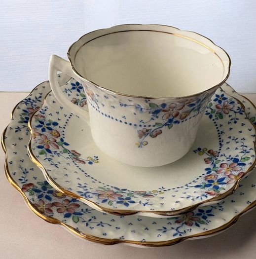 Antique Wellington China Tea Set JHC Co Longton England Pattern 5293