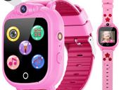 Kids Smart Watch Digital Camera Watch with Games Music Player,Pedometer Step Count, FM Radios, Flashlights and 1.5 inch Touch LCD for Boys Girls Birthday Pink