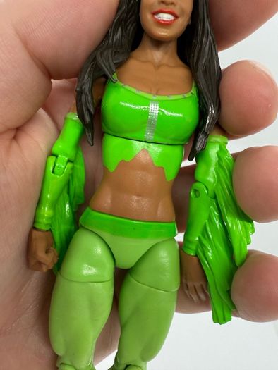wwe elite series 25 Brodus Clay & The Funkadactyls Naomi & Cameron action figures