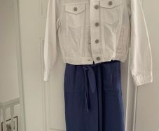 Girls jumpsuit & denim jacket