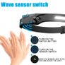 LED Sensor Headlamp USB Rechargeable Headlight Powerful Headlamp Waterproof Head Flashlight 6 Lighting Modes COB Work Light Fishing Hiking Cycling  Night Running Camping Image 5