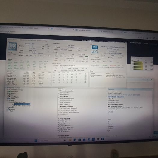 i5 9500 8gb SFF, 480gb Dell, LCD