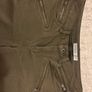 Zara Olive Green Biker Jeans Image 4