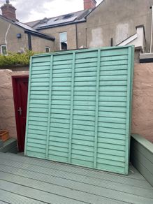 3 x shiplap fence panels