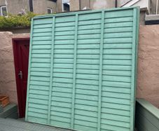 3 x shiplap fence panels