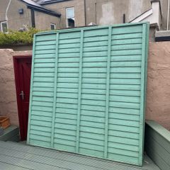 3 x shiplap fence panels