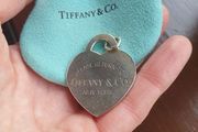 Vintage Tiffany &amp; Co. Silver Return to Heart/Pendant