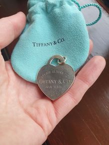Vintage Tiffany & Co. Silver Return to Heart/Pendant