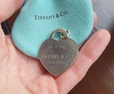 Vintage Tiffany & Co. Silver Return to Heart/Pendant