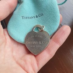 Vintage Tiffany & Co. Silver Return to Heart/Pendant