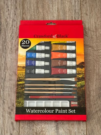 Crawford & Black 20 Piece Watercolour Paint Set