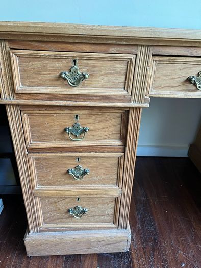 vintage wooden desk