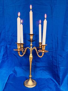 brass candelabra