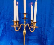 brass candelabra
