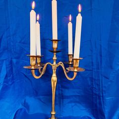 brass candelabra