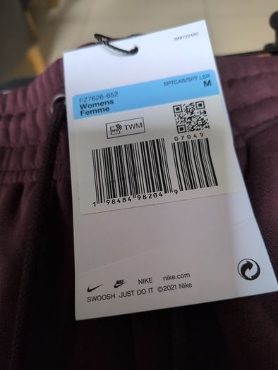 Nike Burgundy Tracksuit Bottoms.  S. M - 14.   B.N.W.T.