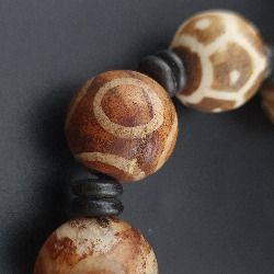 Burmese Antique Pumtek Pyu Beads Necklace 24 inches
