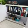 Modern Grey Sideboard with LED Lighting Image 4