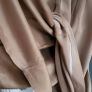 LK BENNETT 100% Silk Tan Cowl neck dress Sz 14 UK (Fit 14-16UK) - Rrp 225 (New) Image 10