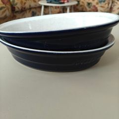2 x Retro  Pyrex Ceramic Casserole Dish