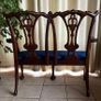 Antique Mahogany Chippendale Love Seat Image 3