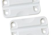Igloo Spare Hinges White Plastic (Pair) Fits Coolers 25 to 165 Qt.