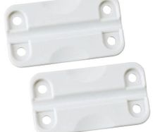 Igloo Spare Hinges White Plastic (Pair) Fits Coolers 25 to 165 Qt.