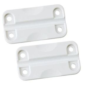 Igloo Spare Hinges White Plastic (Pair) Fits Coolers 25 to 165 Qt.