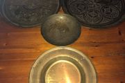 4 x brass trays