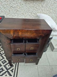 small cabinet 66cmx36 95cm high gour drawers