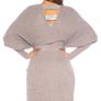V-neck Knit Dress With Decorative Buckle Fits 6-8-10 Worn Once For 2 Hours Like New Image 2