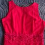 TY Ball / Debs Long Red Dress  Age 14-15 Image 3