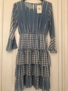 Polka Dot Blue Dress BNWT