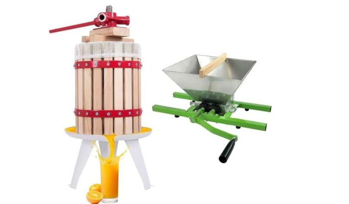 12L Manual Fruit Press Wine Cider Juice Maker