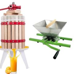 12L Manual Fruit Press Wine Cider Juice Maker