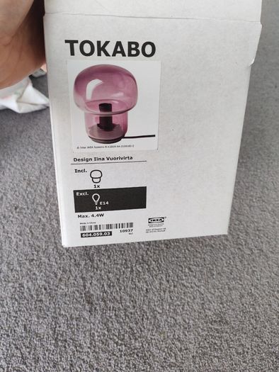 Pink Ikea vintage Lamp