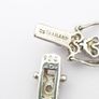 Signed Thai Silver Cubic Zirconia Tennis Bracelet Image 5