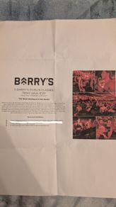 Barry's fitness class x 5 use voucher