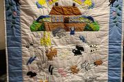 baby quilt (Noahs Ark by Oskar &amp; Ellen)